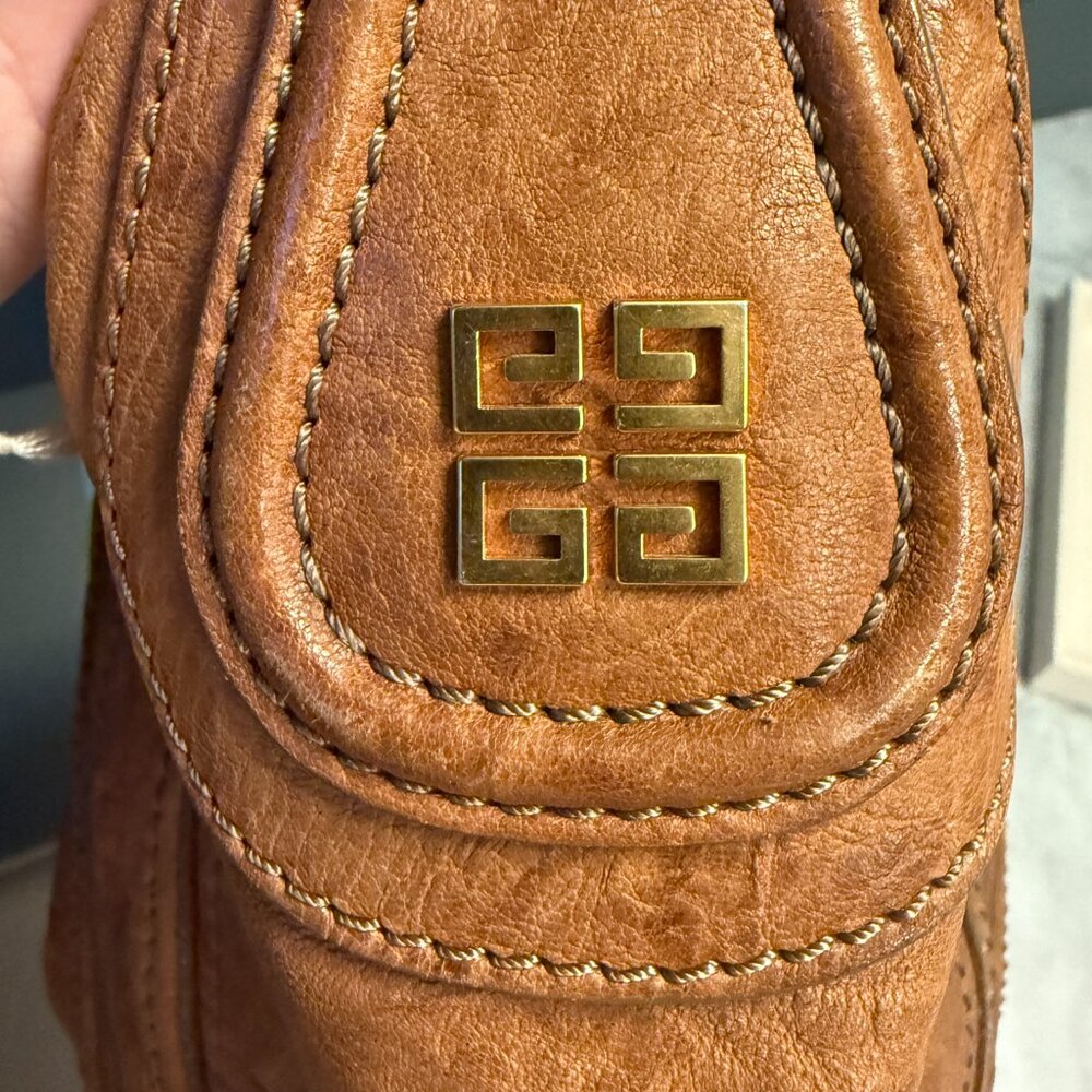 Givenchy Cognac Brown Leather Hobo Bag - Picture 4 of 13